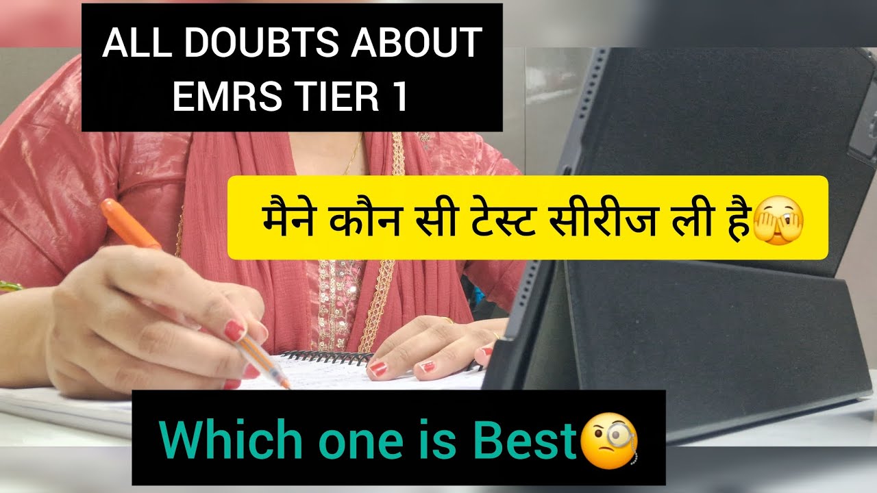 EMRS TIER 1 PREPARATION 💁&zwj;♀️📖|| TEST SERIES PURCHASED BY ME📝|| BEST MOCK TEST PLATFORM👍