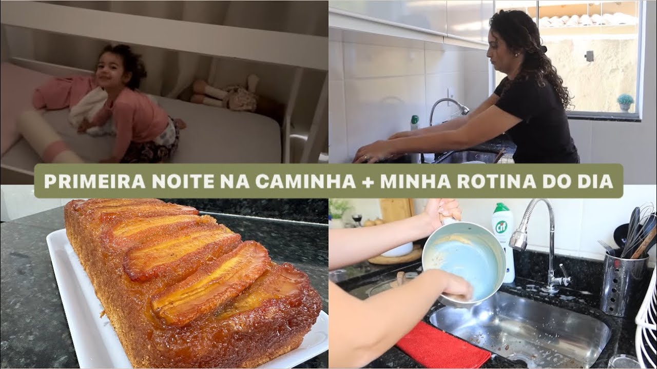 Como ela dormiu|troquei as roupas de cama| cuidando de mim| bolo de banana caramelizado| LAIS VELOSO