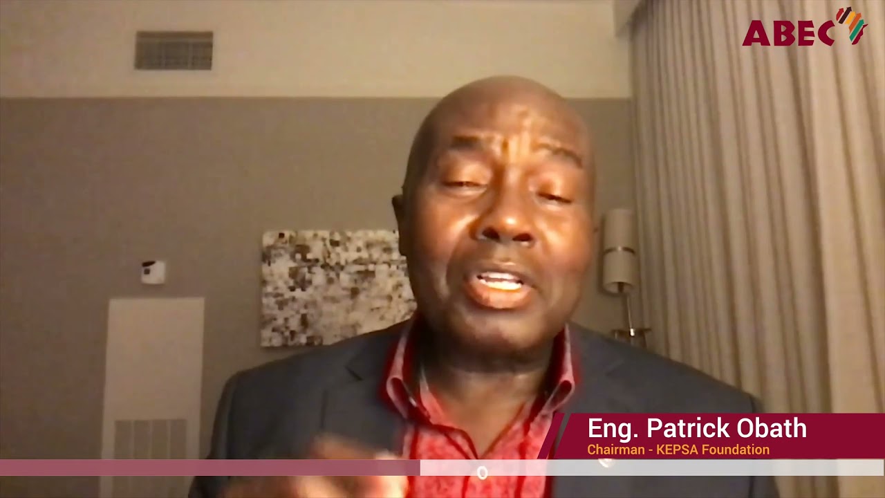 Eng Patrick Obath KEPSA Foundation Chairman at ABEC2021