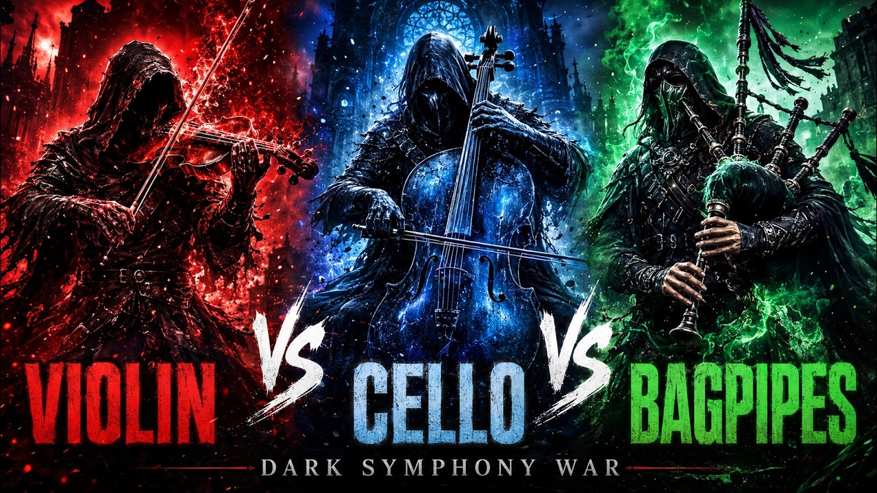 Violin vs Cello vs Bagpipes &mdash; Dark Symphony War