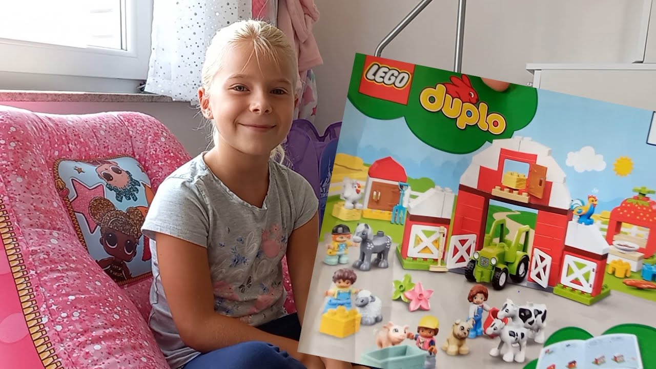 Lego Duplo 10952 Scheune, Traktor und Tierpflege aufbauen