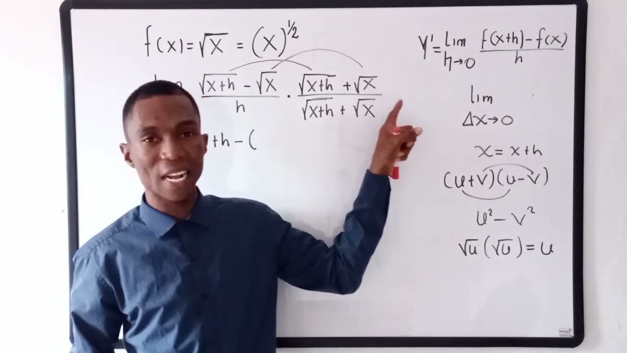 DERIVADA POR DEFINICIÓN vs POR MÉTODO DE UNA RAÍZ