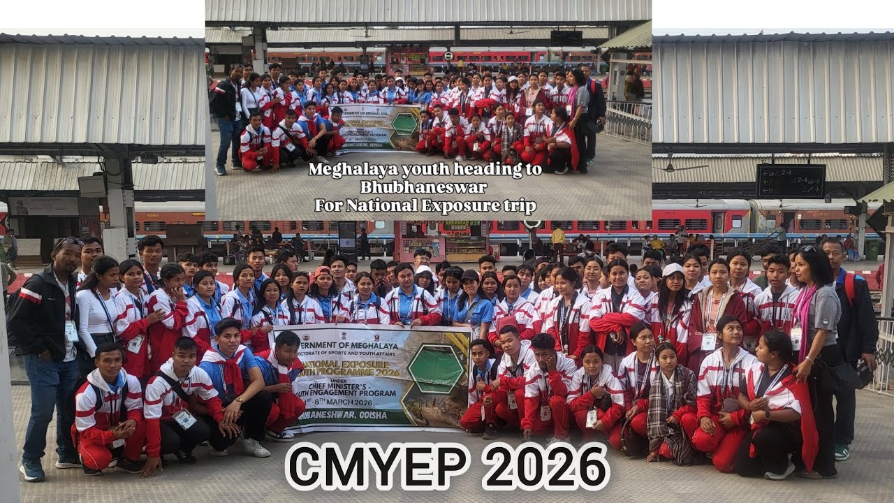 Meghalaya Youths Heading to Bhubhaneswar for National Trip||CMYEP||2026
