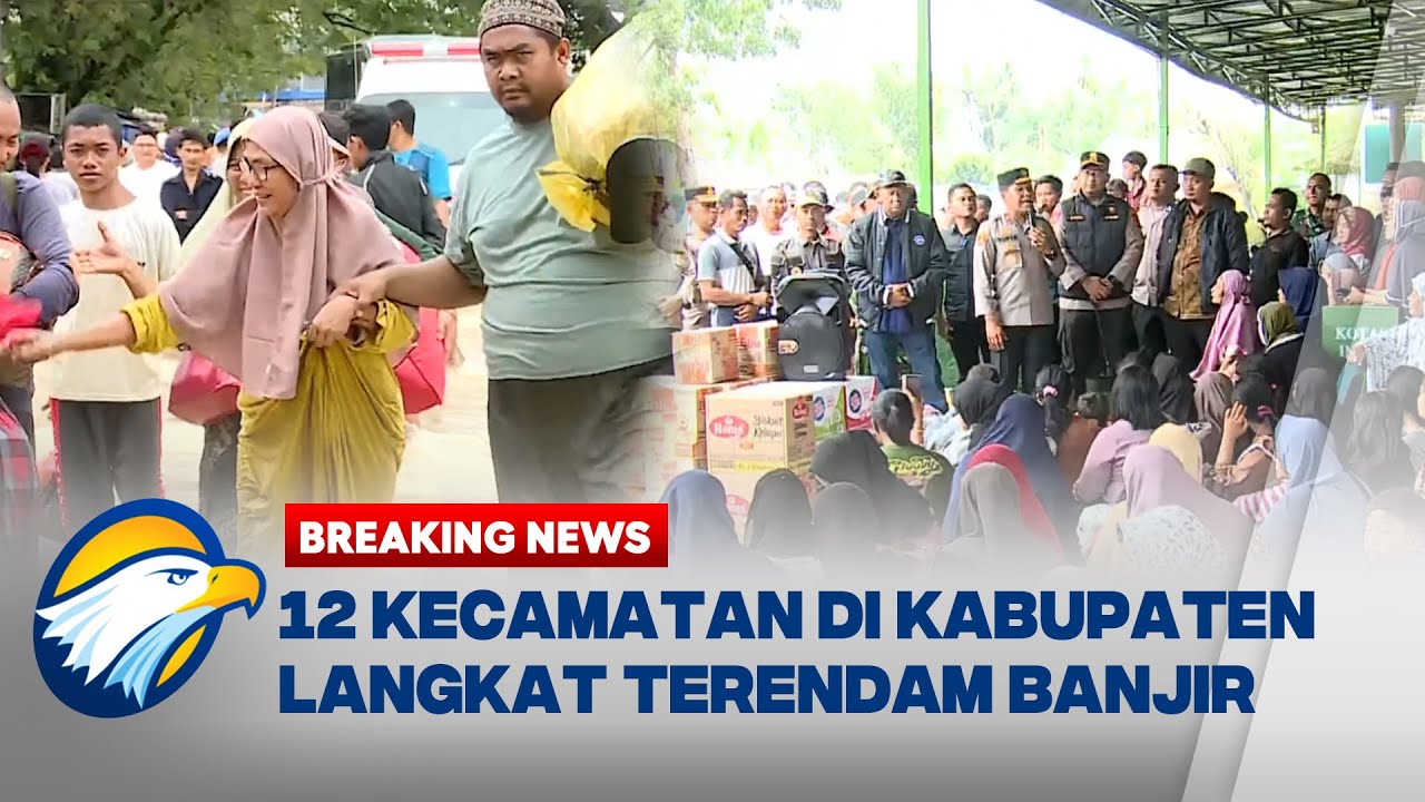 BREAKING NEWS - Banjir Parah di Langkat Akses Terputus dan Warga Belum Dievakuasi
