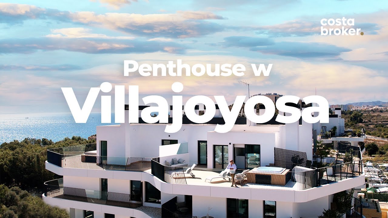 Penthouse tuż przy plaży w Villajoyosa z pięknym widokiem na morze | Costa Broker