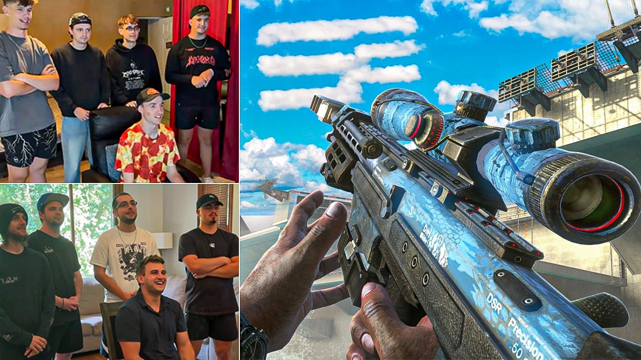 We Hosted a Trickshot Challenge IRL.. (MW2 vs BO2)
