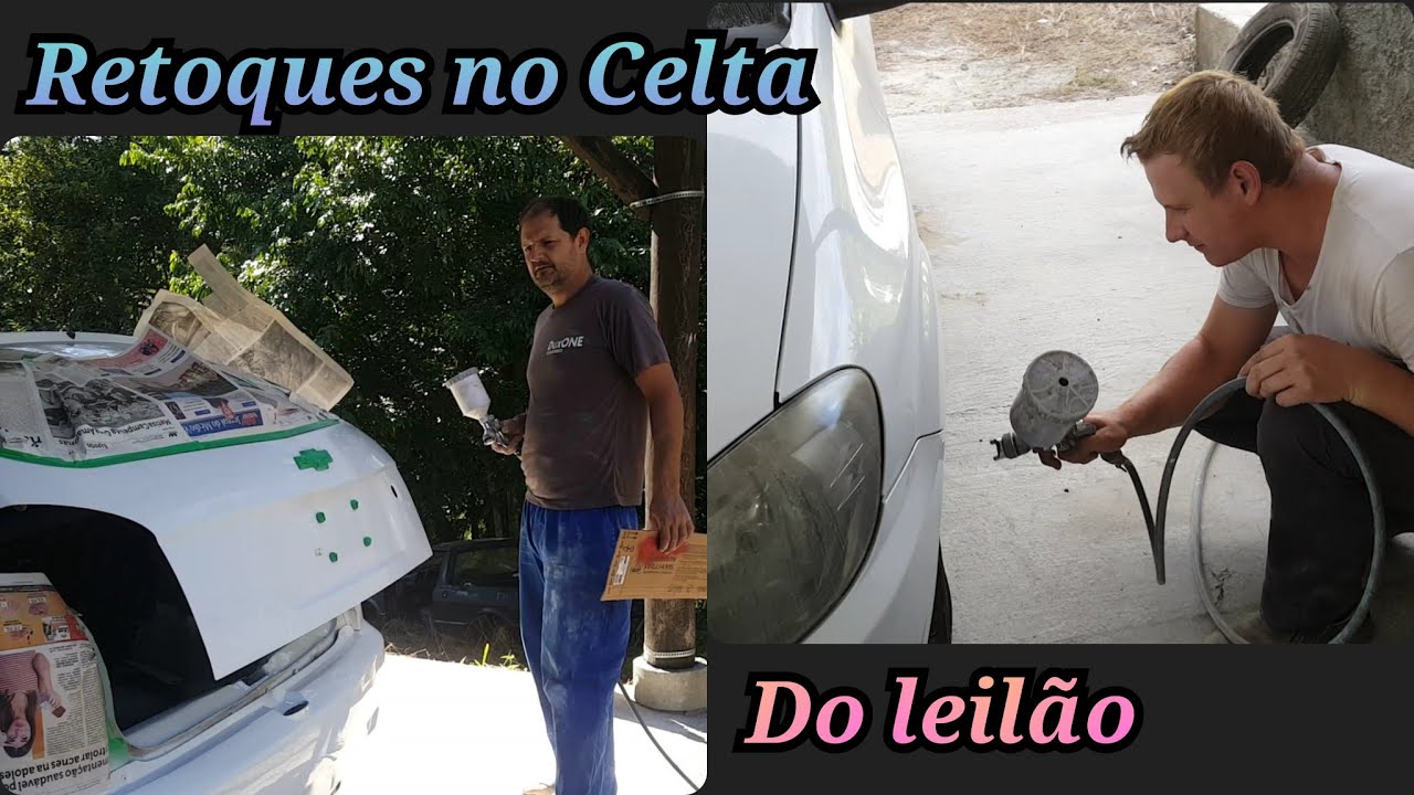 Fizemos uns retoques no celta do leilão antes da lavação detalhada