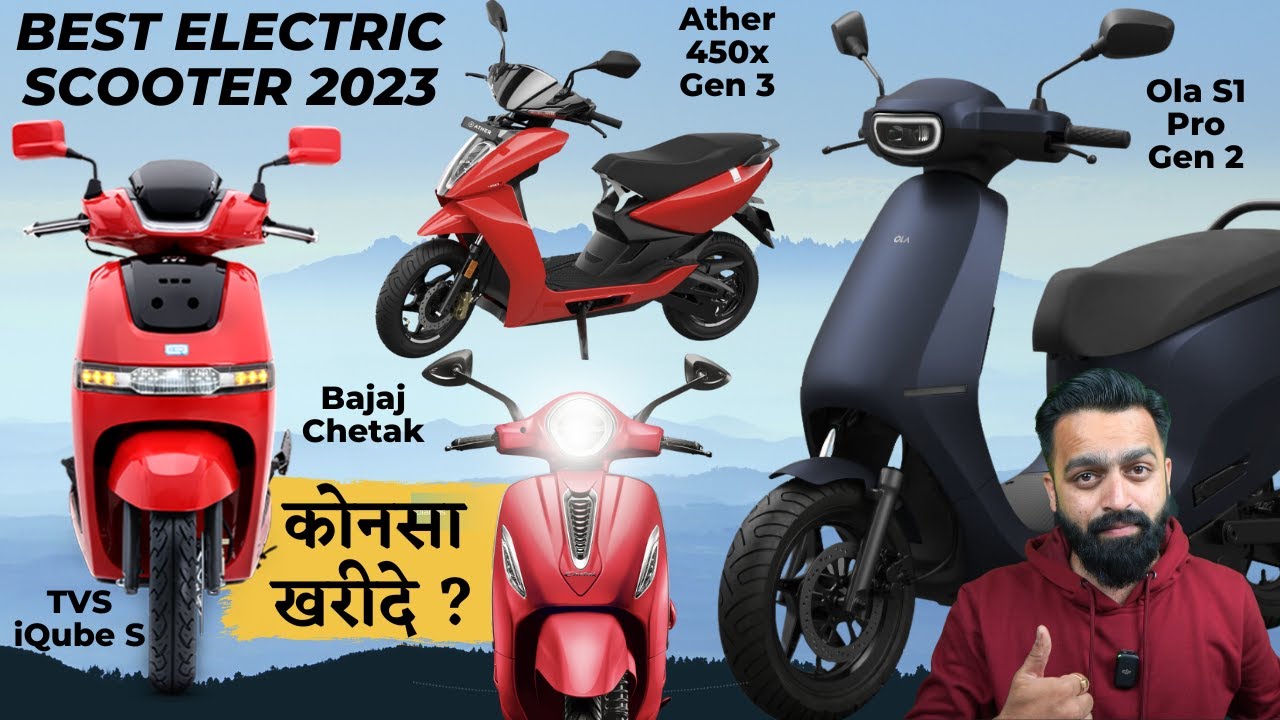 Ola S1 Pro Gen 2 Electric Scooter Vs Ather 450x Vs Bajaj Chetak Vs TVS iQube S | PVJ Educational