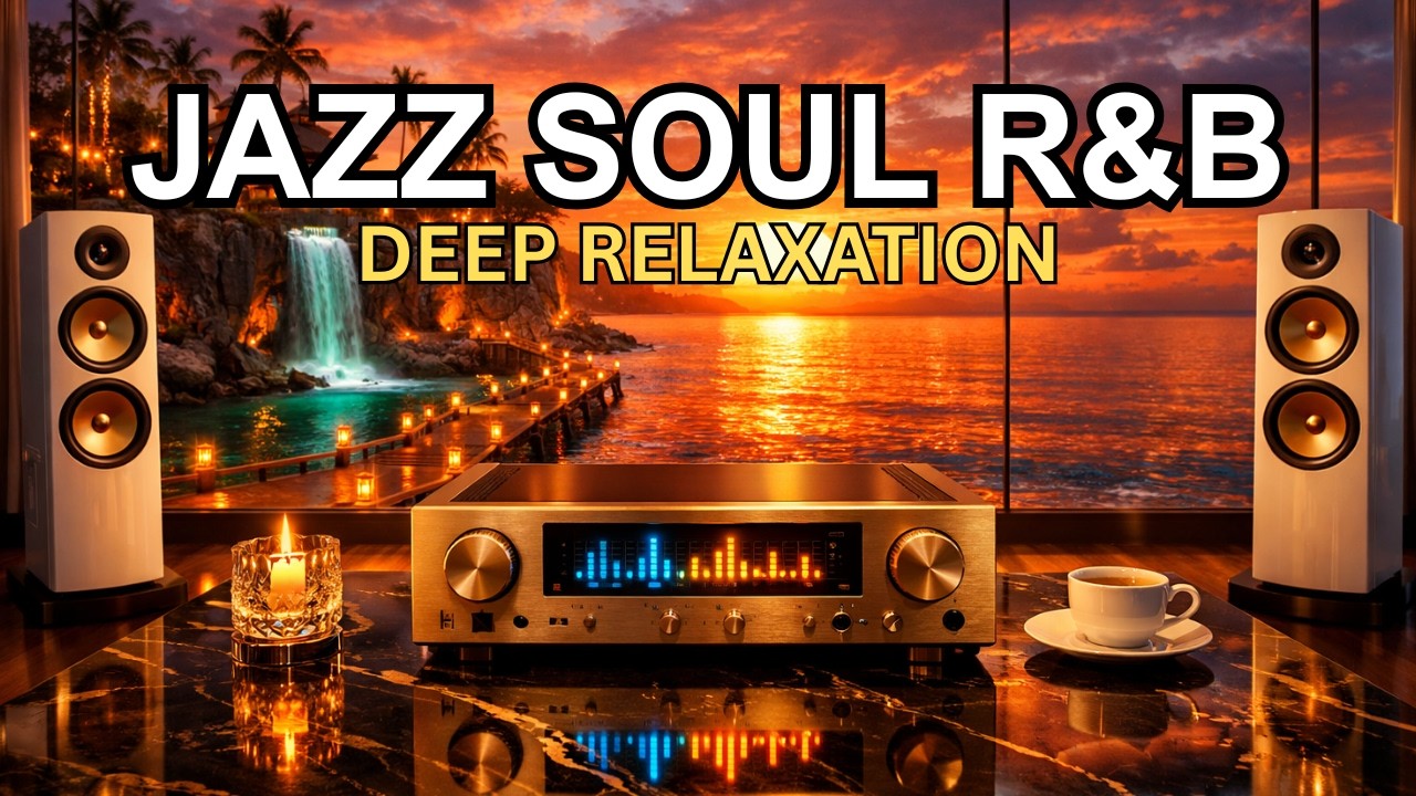 Smooth Jazz x Soulful R&B 💚 Deep Focus & Study Music – Cozy Sax Lounge Chill Mix