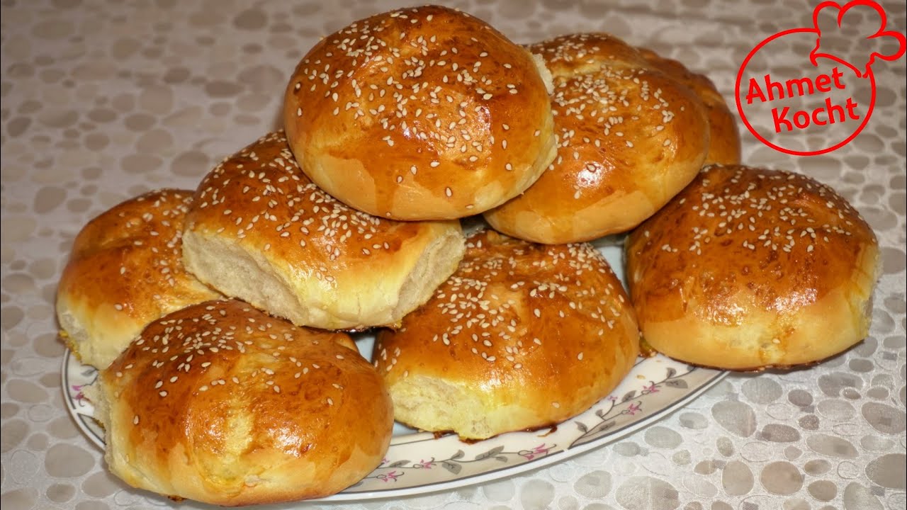 Weizen Brötchen mit Sesam | Ahmet Kocht | vegetarisch backen | Folge 411
