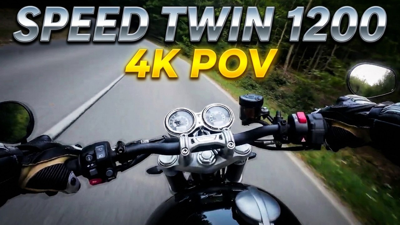 Triumph Speed Twin 1200| Onboard camera [4K]