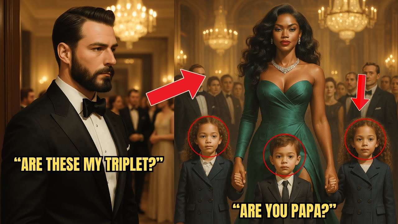 A MILLIONAIRE INVITED HIS EX AS A JOKE BUT WHEN SHE ARRIVED LOOKING LIKE A GODDESS AND WITH TRIPLETS
