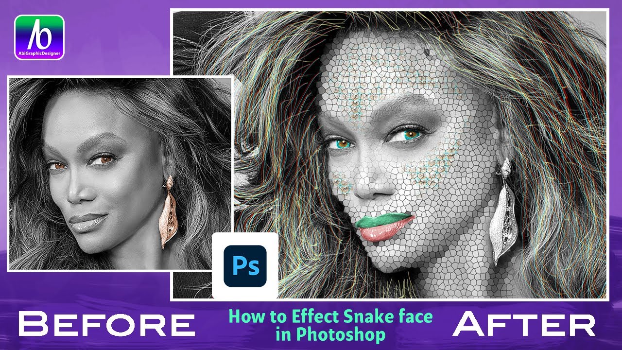 #facefilter  How to Face filter effect in Adobe Photoshop @IamAbdulTutorial  #photshop