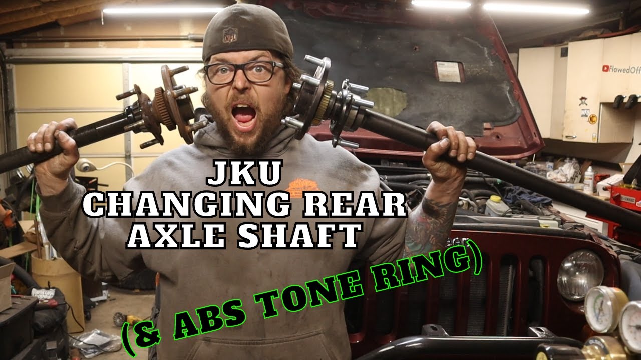 Jeep JKU Rear Axle Shaft / Tone Ring Replacement - The Rusticon is almost finished - EP.6