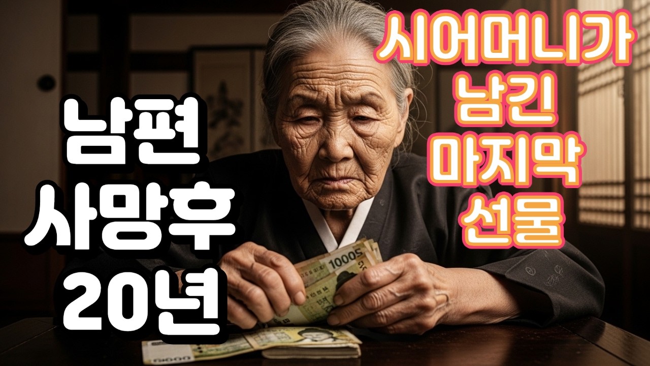 남편 사망 후 20년, 시어머니가 남긴 마지막 선물