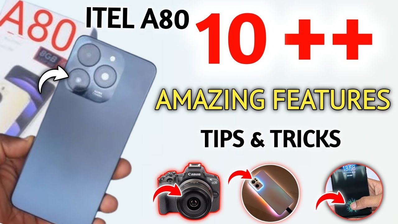 Itel A80 Top 10+ Hidden Features | Itel A80 Tips and Tricks #mobilesolutiontips #unboxingvideo