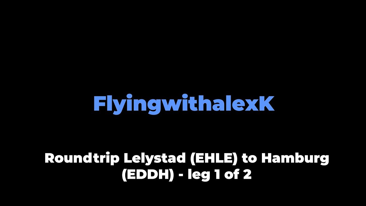 VFR Flight vlog - Hamburg (EDDH) from Lelystad (EHLE) in a Diamond DA40 with Live ATC - leg 1/2