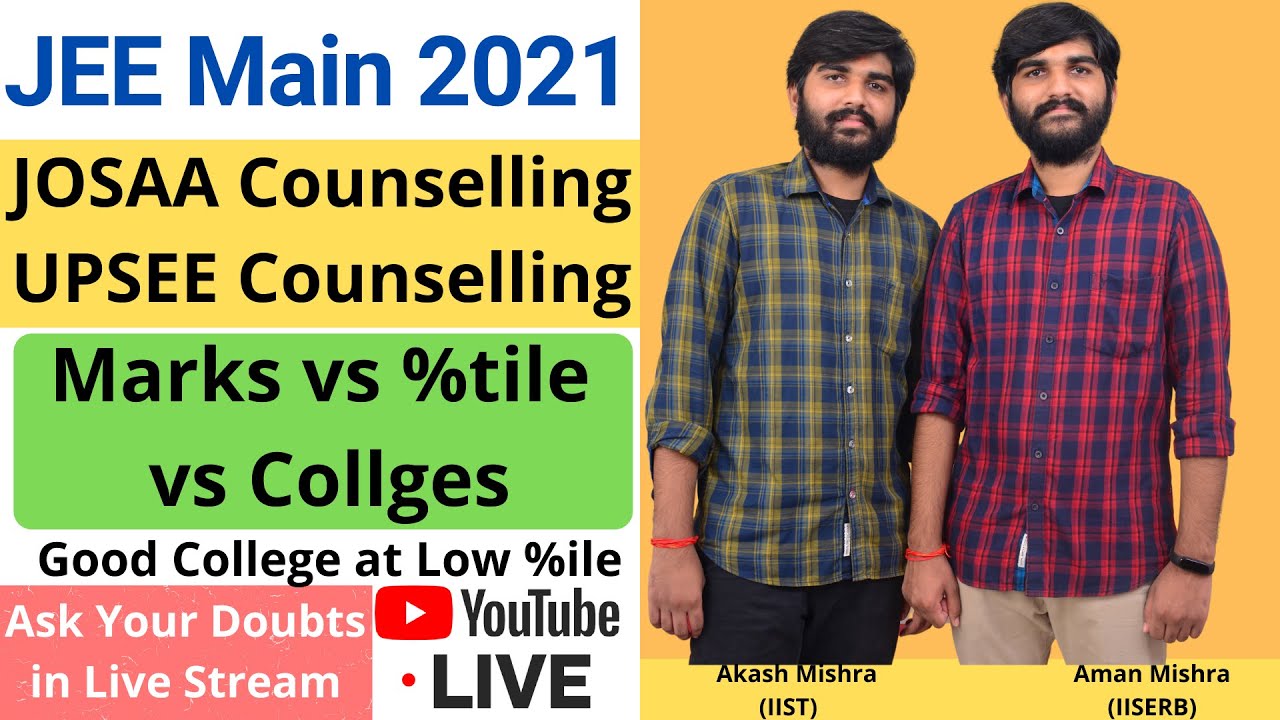 Marks vs Percentile in Jee Mains 2021 , JEE Mains 2021 Percentile Vs College, JEE Main Cutoff , #JEE
