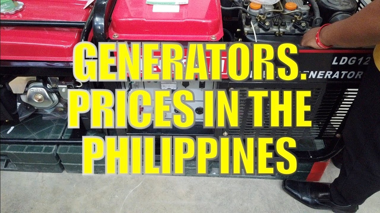 Generators, Prices In The Philippines.