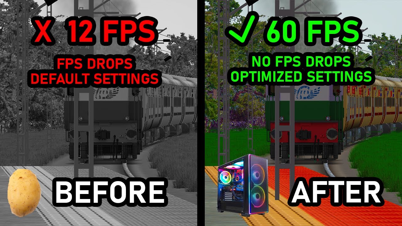 Best MSTS/Open Rails Settings and tips to BOOST FPS in 2025📈
