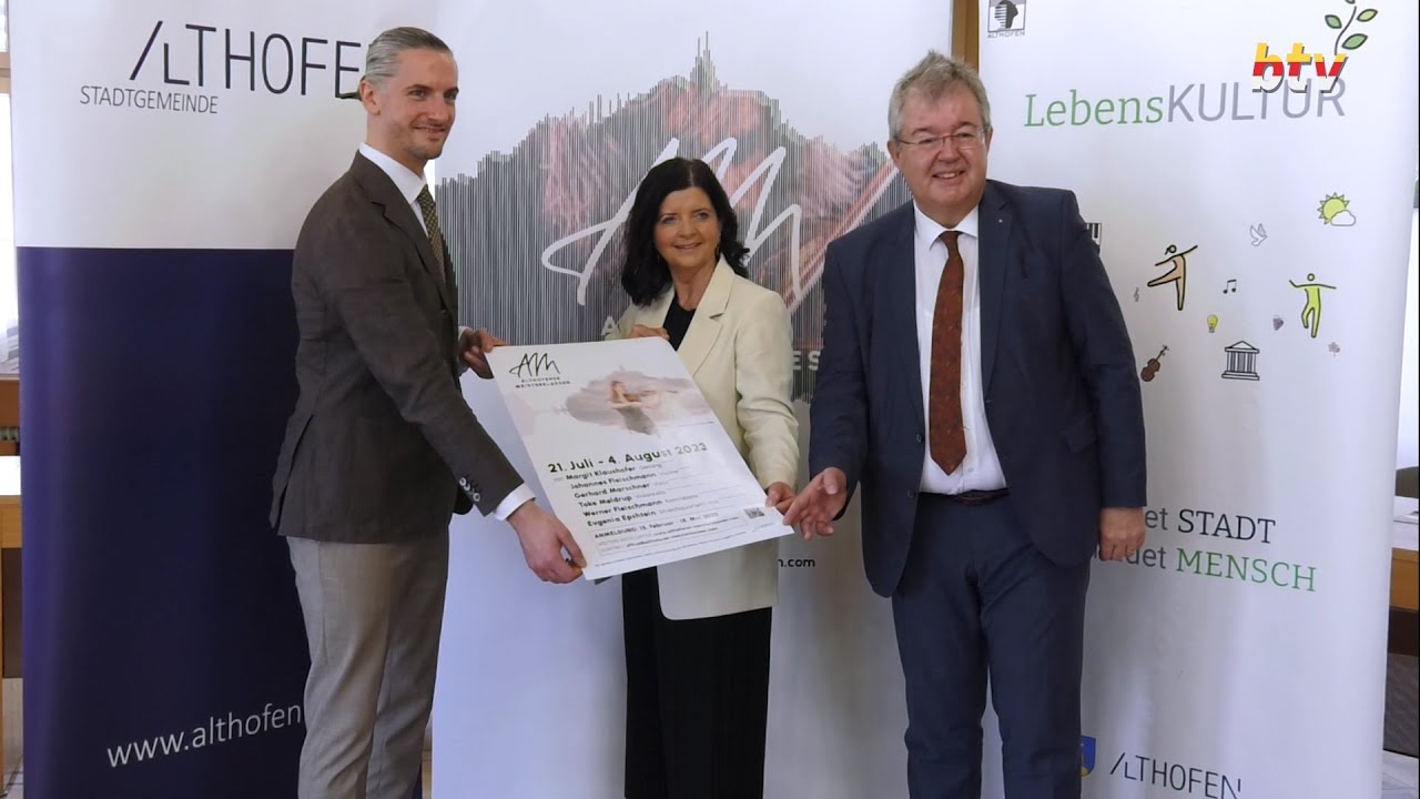 Althofner Meisterklassen 2023 (Pressekonferenz)