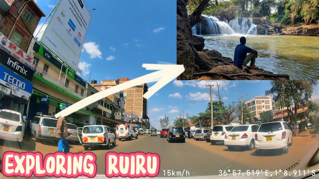 Exploring Ruiru || River Athi waterfalls in Ruiru - Murera Estate || Exploring Kenyan Roads