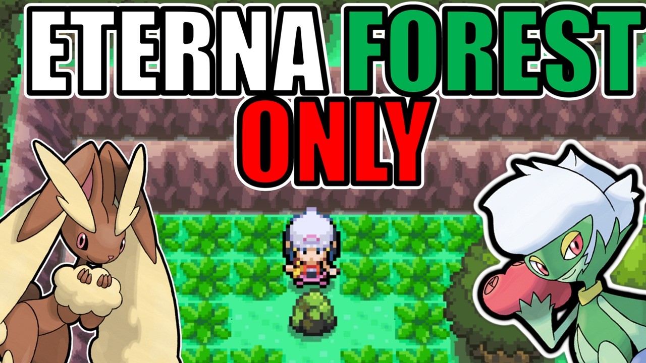 Прохождение Pokémon Pearl только с покемонами из леса Этерна