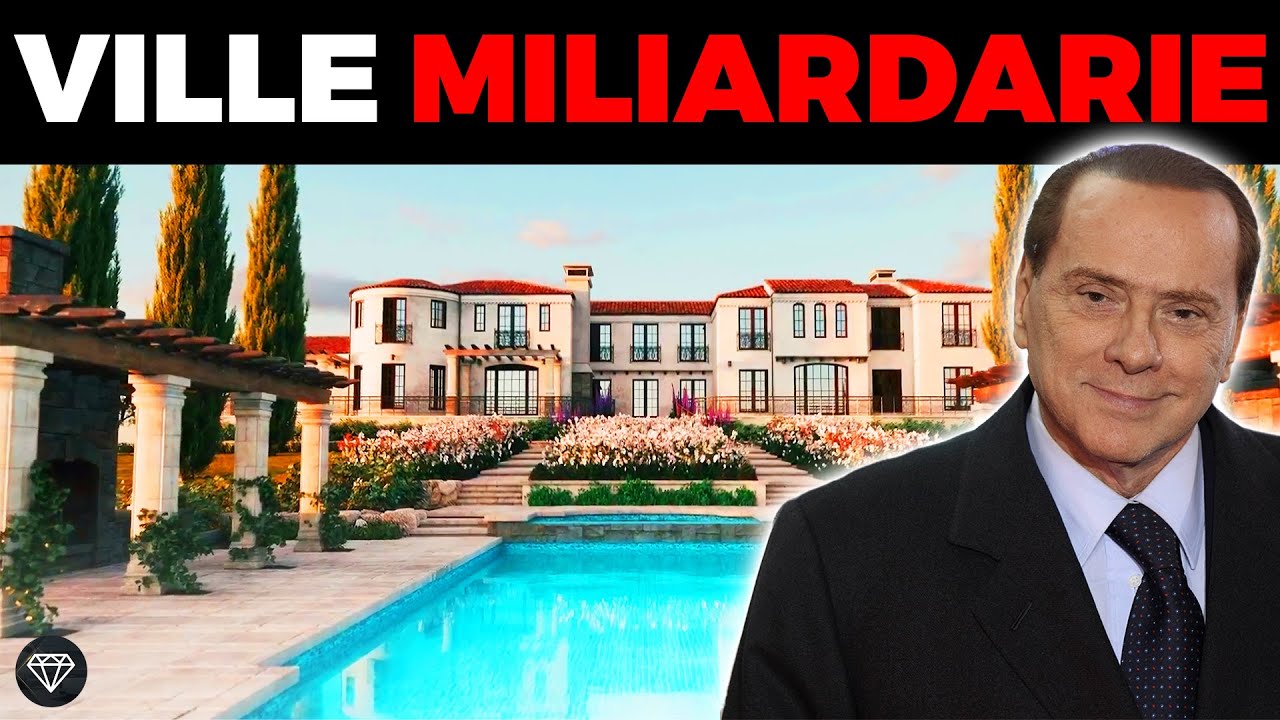 Silvio Berlusconi, tutte le sue case LUSSUOSE