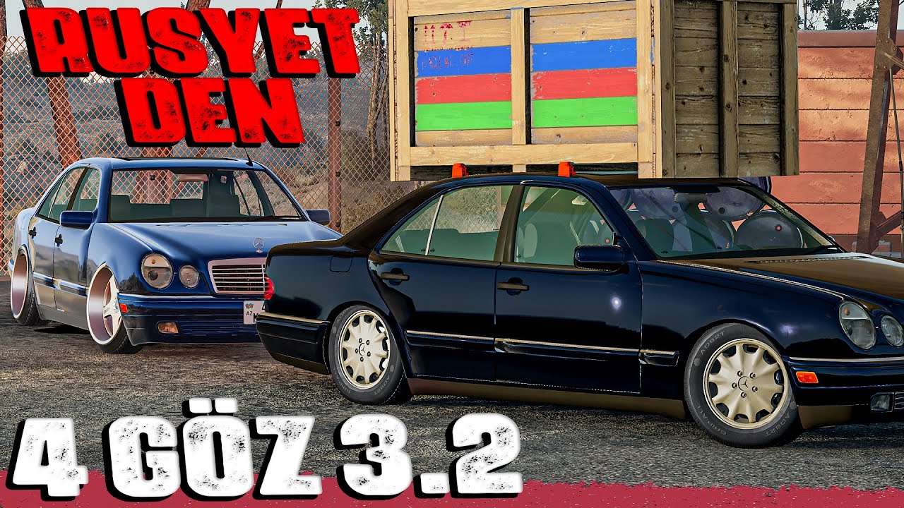 Kirayə Qaraj Rusyada Polisdən Qaçış Mersedes 4 Göz 3.2| Maşın Oyunları | BeamNG.Driver #malikbedelov