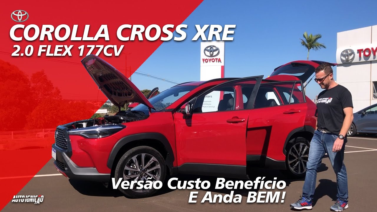 AVALIAÇÃO COMPLETA DO COROLLA CROSS XRE 2.0 | Com 177CV anda bem mais que o híbrido