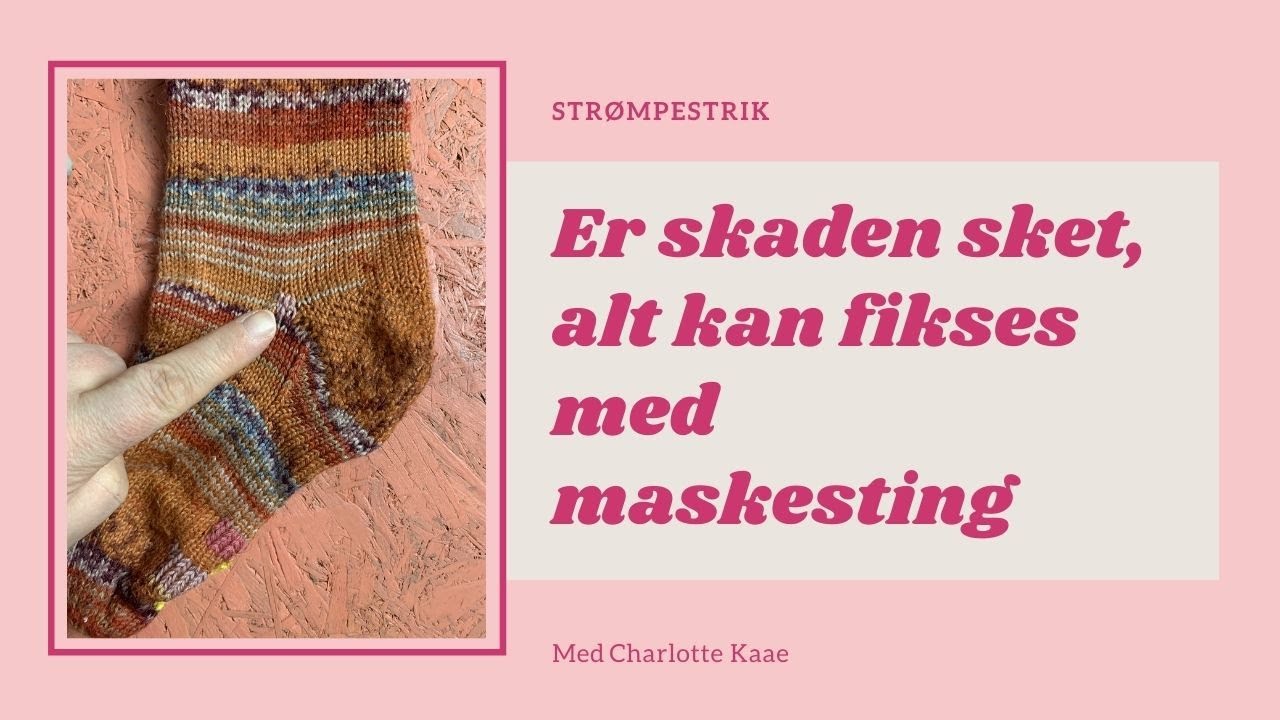 Luk hullet ved hælen med maskesting (3 af 3 metoder)