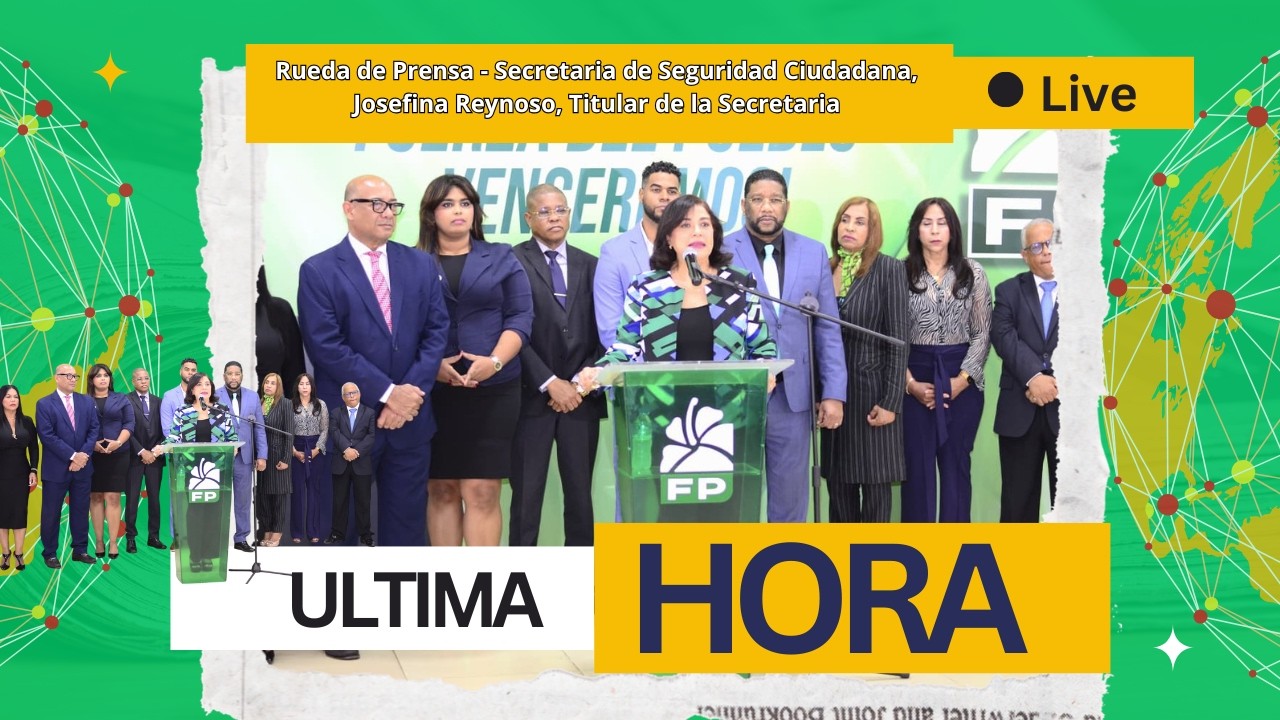 Rueda de Prensa - Secretaria de Seguridad Ciudadana, Josefina Reynoso, Titular de la Secretaria