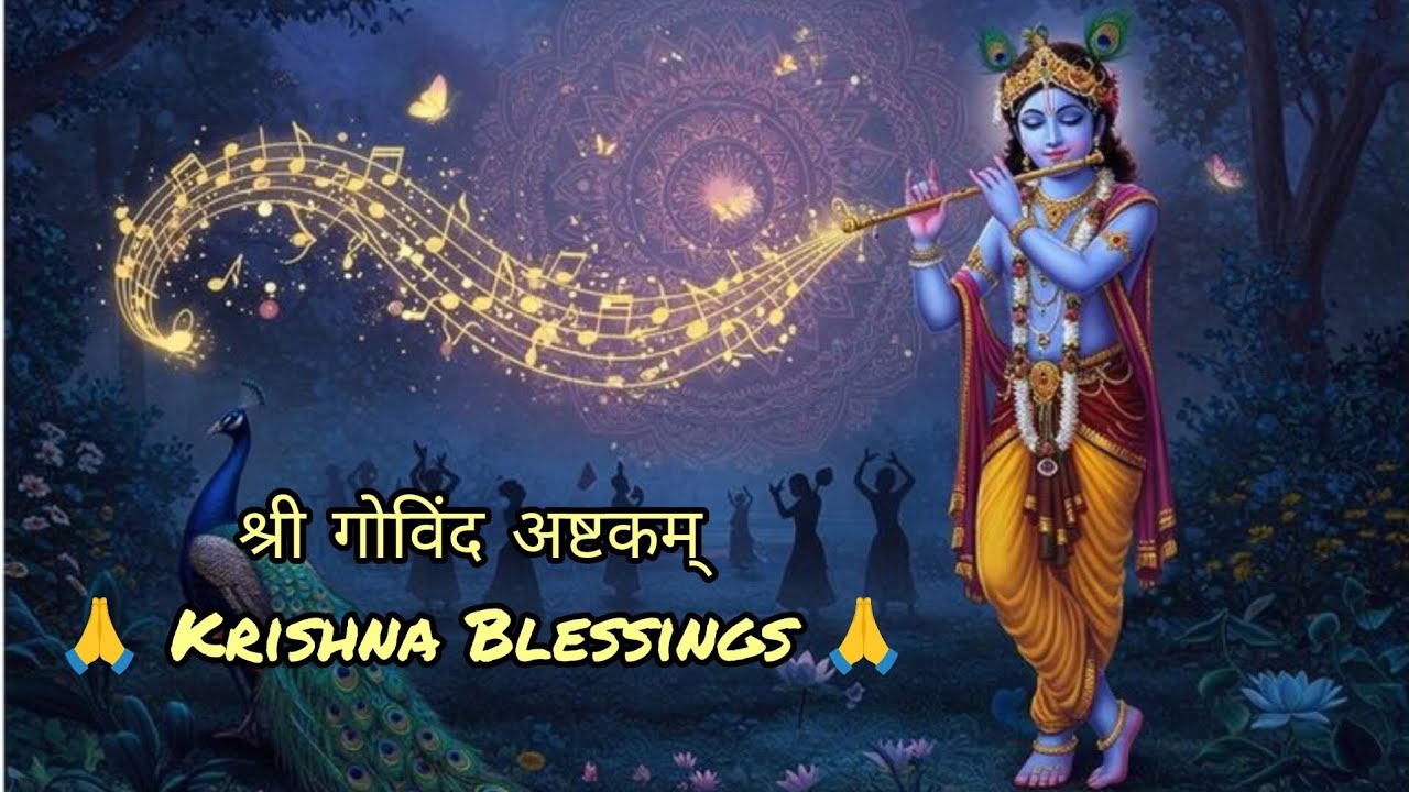 Govindashtakam – श्री गोविंदाष्टकम् | Krishna Bhajan | Peaceful Devotional Stotra
