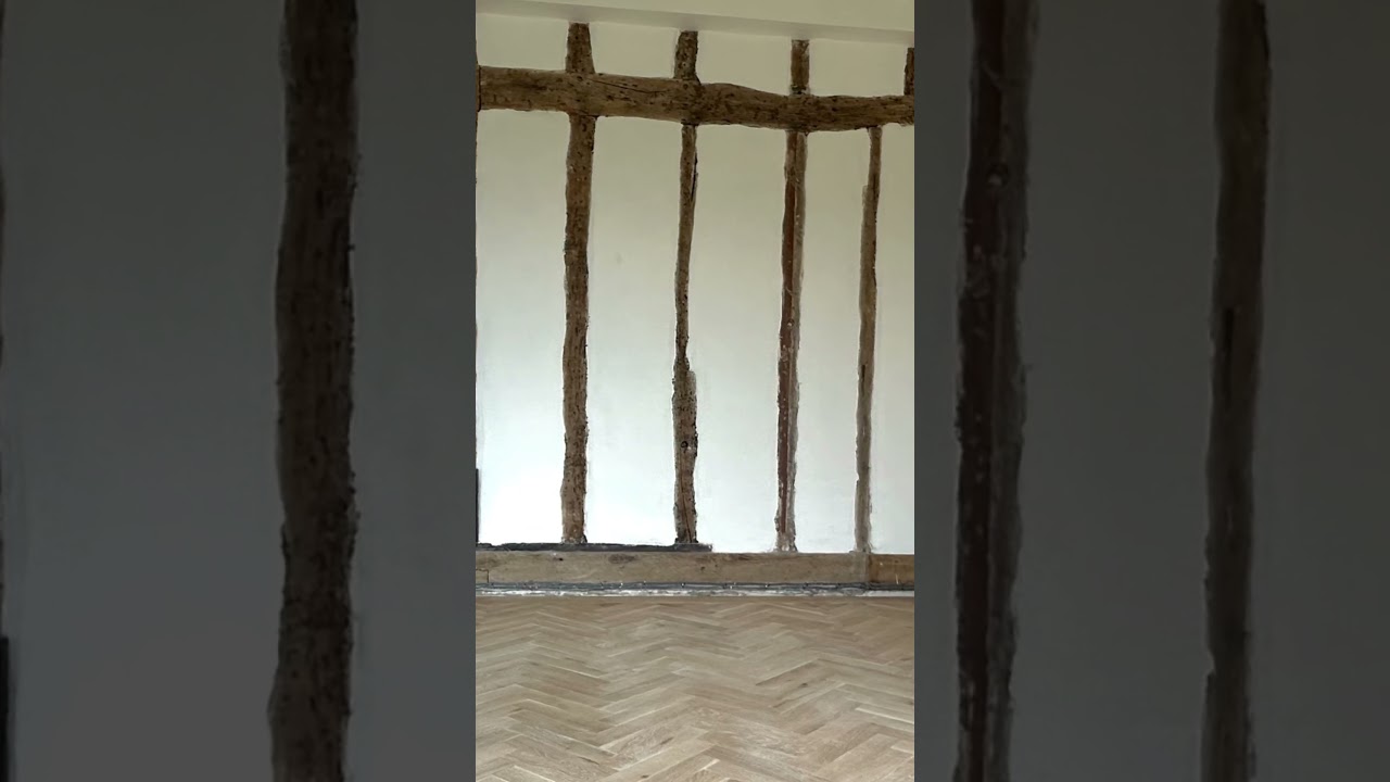 Parquet Flooring | Ancient Cottage Meets Contemporary Extension #parquet #livingroom #home #build