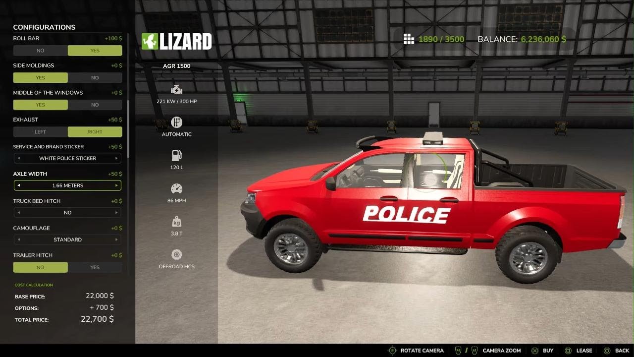 Bring in police vehicle's