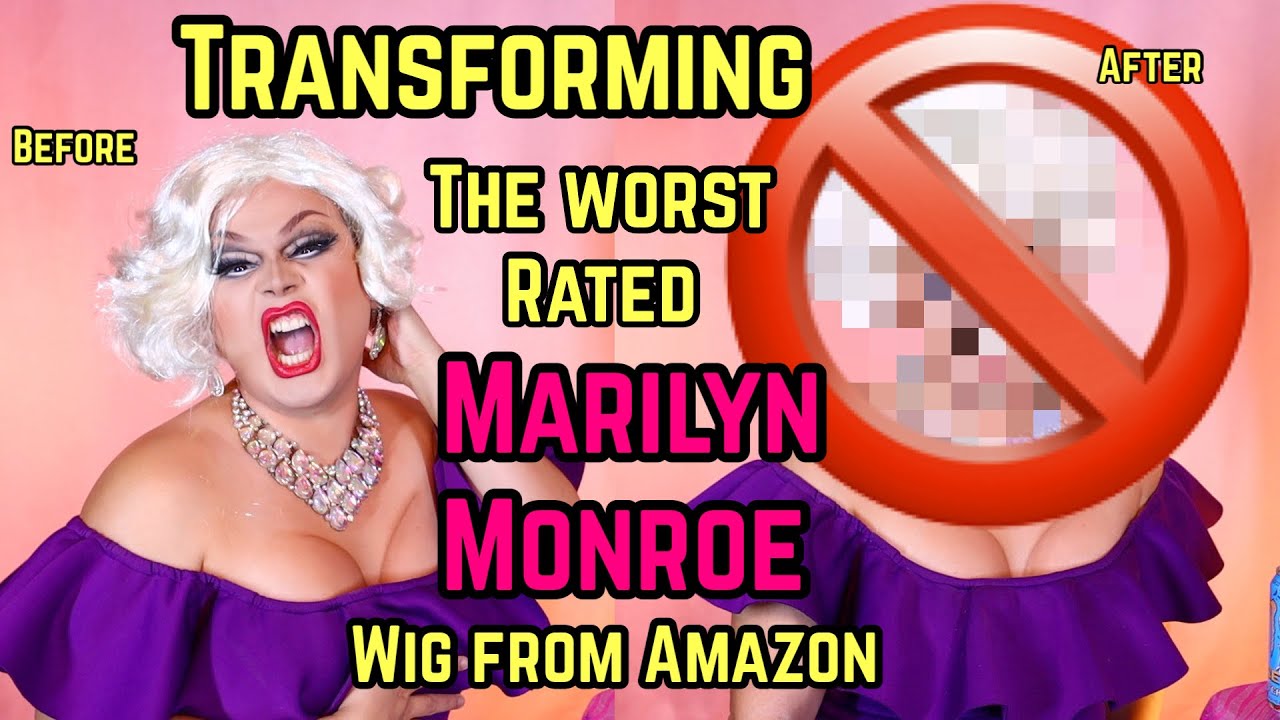 TRANSFORMING THE WORST RATED MARILYN MONROE WIG FROM AMAZON