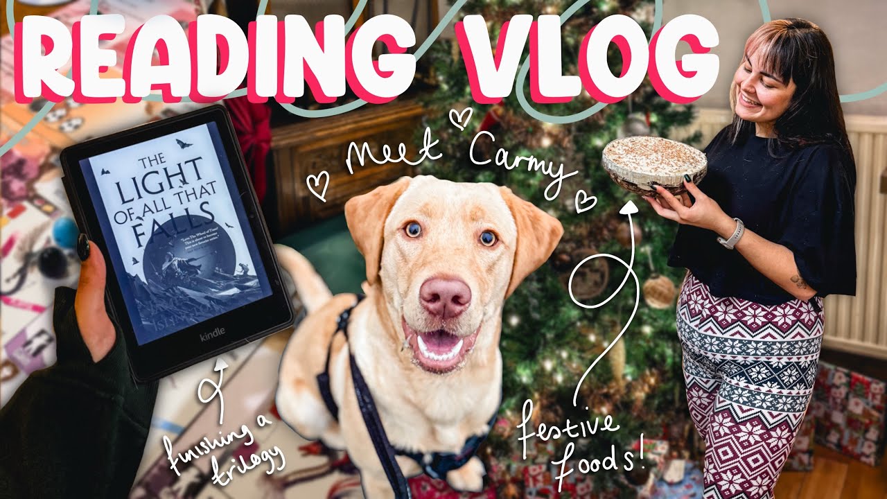 A Cosy, Festive Reading Vlog With Our New Family Member  Vlog #325