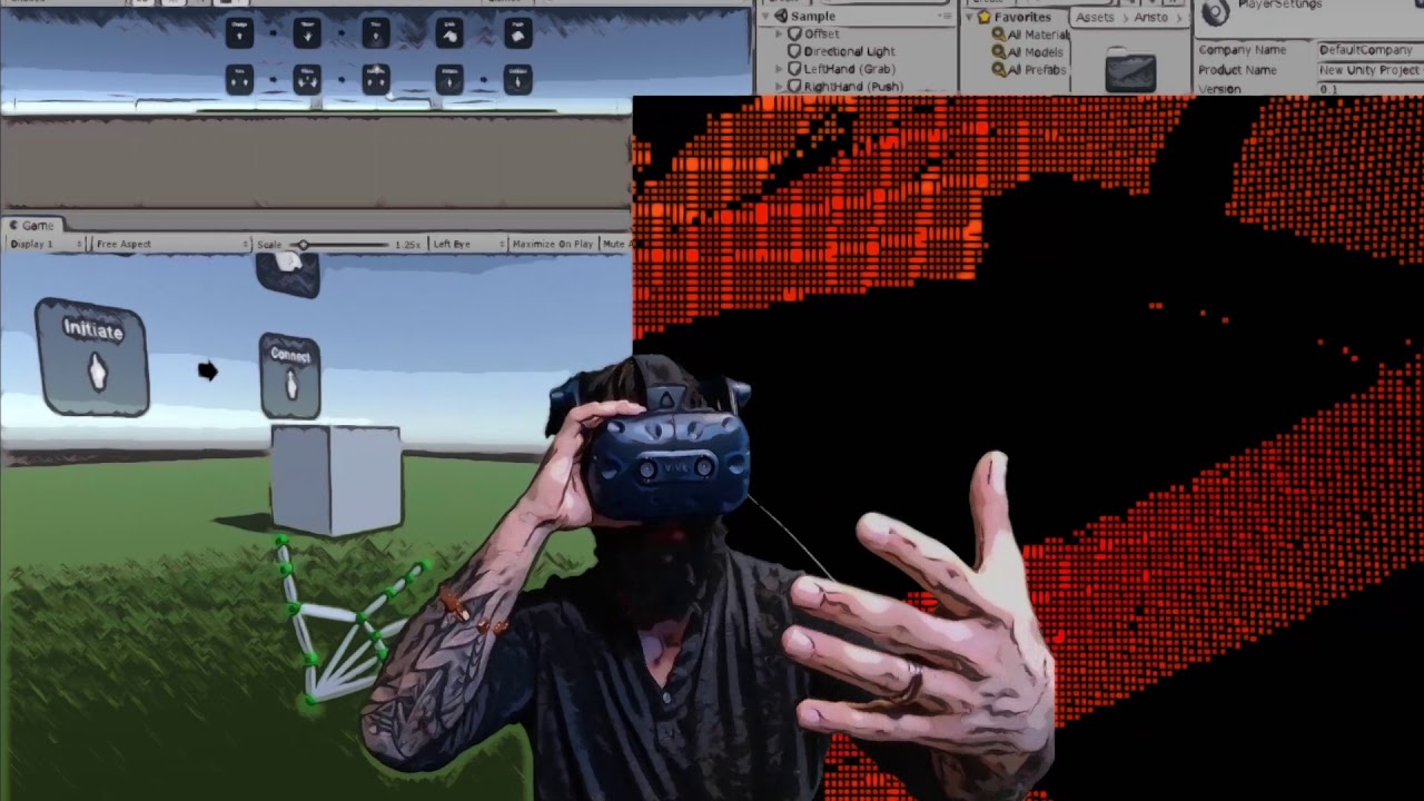 HTC Vive Pro 21 Point Skeletal Hand Tracking via Unity SDK