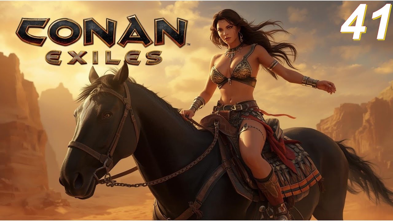 CONAN EXILES #41 -  MAIS UM RECOMEÇO! TESTANDO MODS... E NÃO FOI BOM!