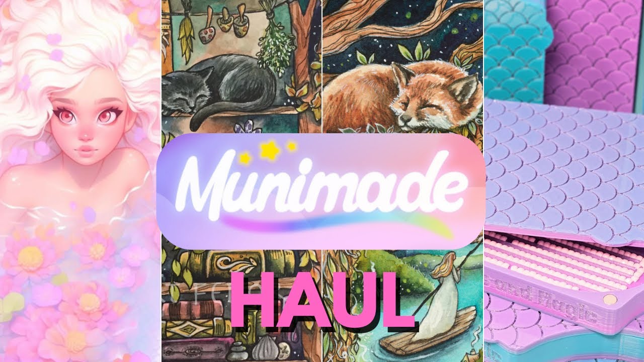 Munimade Diamond Painting Haul - 3 kits and a Mermaid Tray - Should I Kit Up Albino Mermaid?