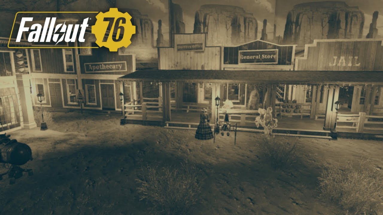 Fallout76 Shelter Build: Western Town