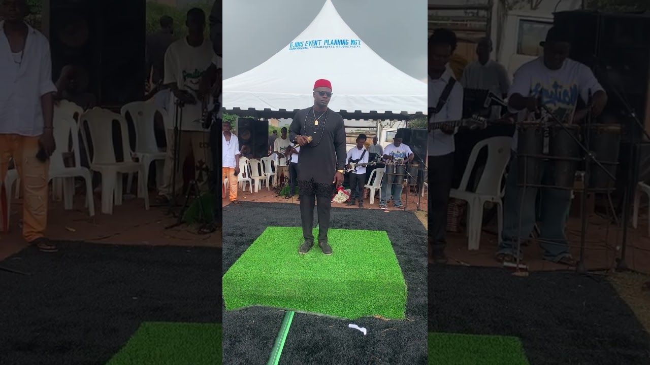 Ika musician MENTOR J. ONYEASARA live at the burial ceremony of late Mr SUNDAY NDIDI pt1