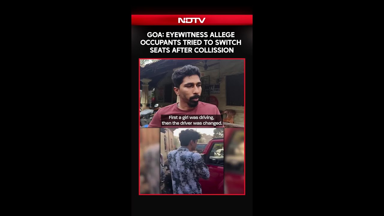 Goa Thar Crash | Eyewitness Allege Occupants Tried To Switch Seats After Collission