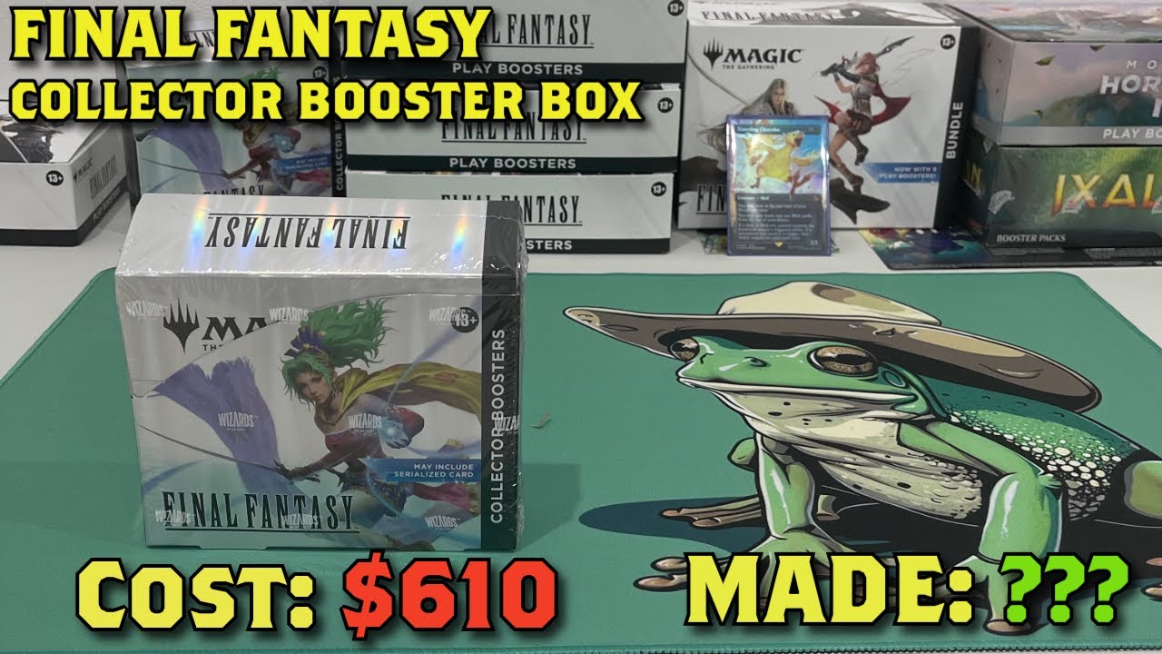 Can we break $1,000 value?  Opening a FF Collector Booster Box!