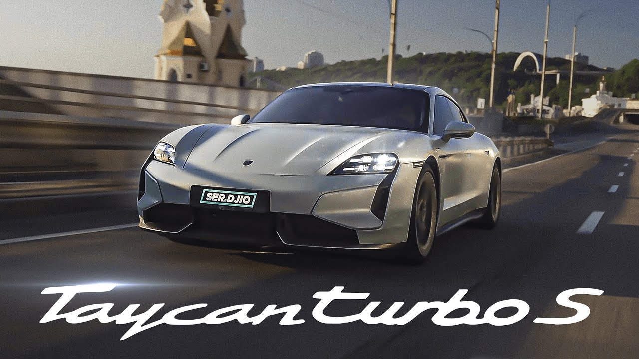Porsche Taycan Turbo S 2025 Самая дорогая электричка Тайкан 952hp vs Tesla Plaid 1020hp