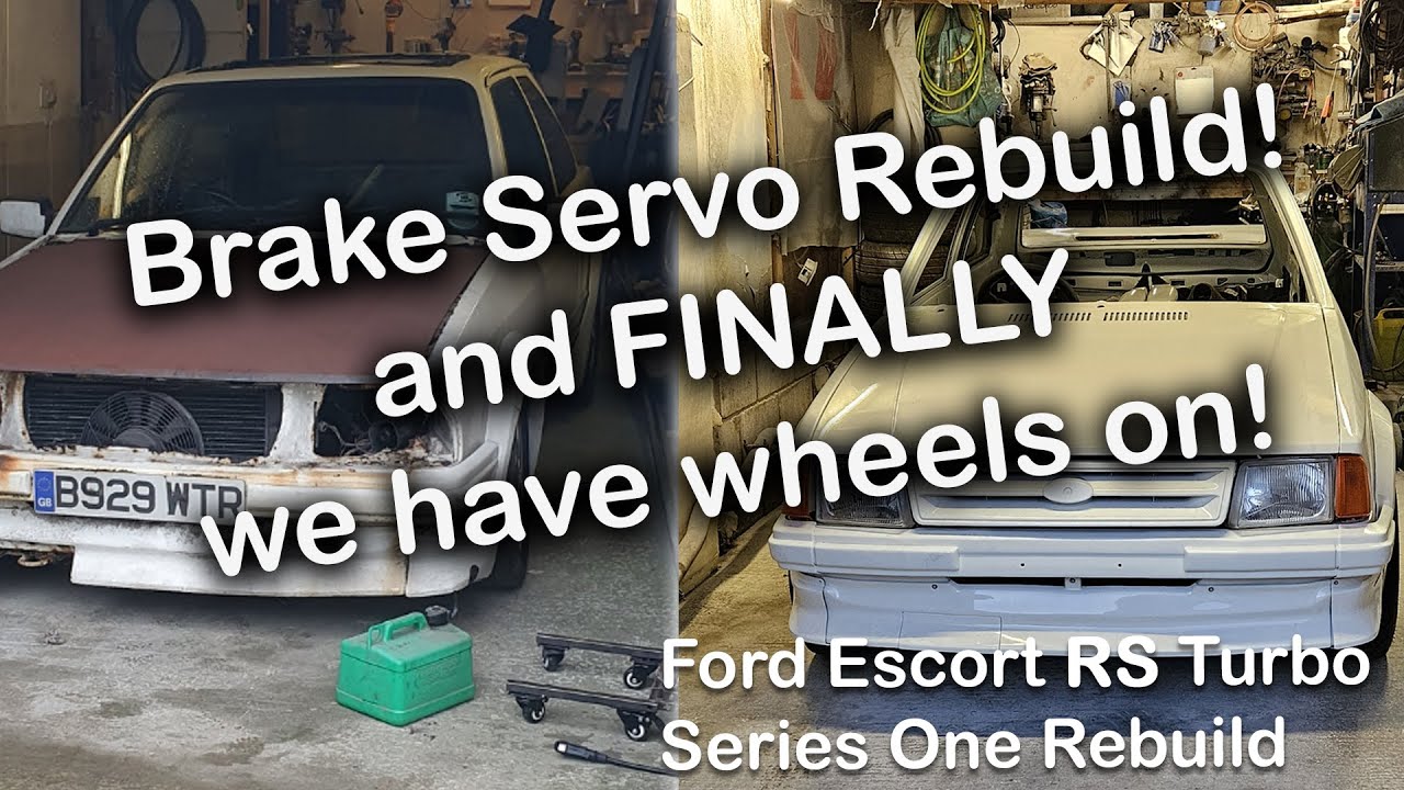 Ford Escort Series One RS Turbo Restoration. Brake Server rebuild, and it finally gets its wheels on