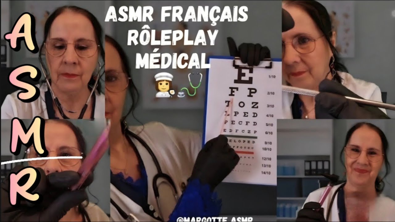 Asmr français, Rôleplays Médicale 👩‍🍳🩺