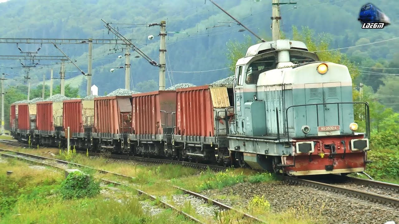 Tren CFR Infrastructură Train & Mecanici Super Engineers in Gara Năsăud Station - 14 September 2022