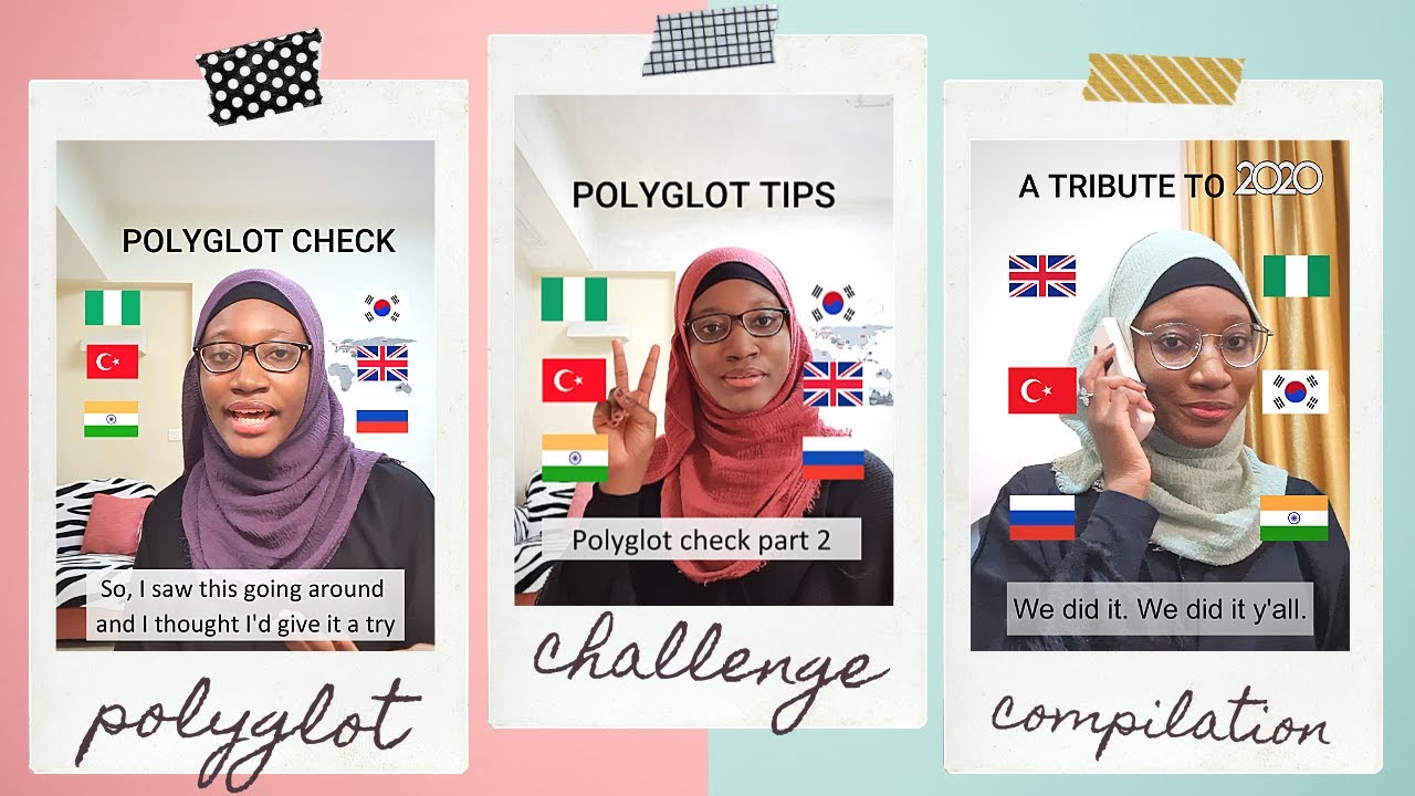 My Viral Polyglot Videos Compilation #PolyglotChallenge