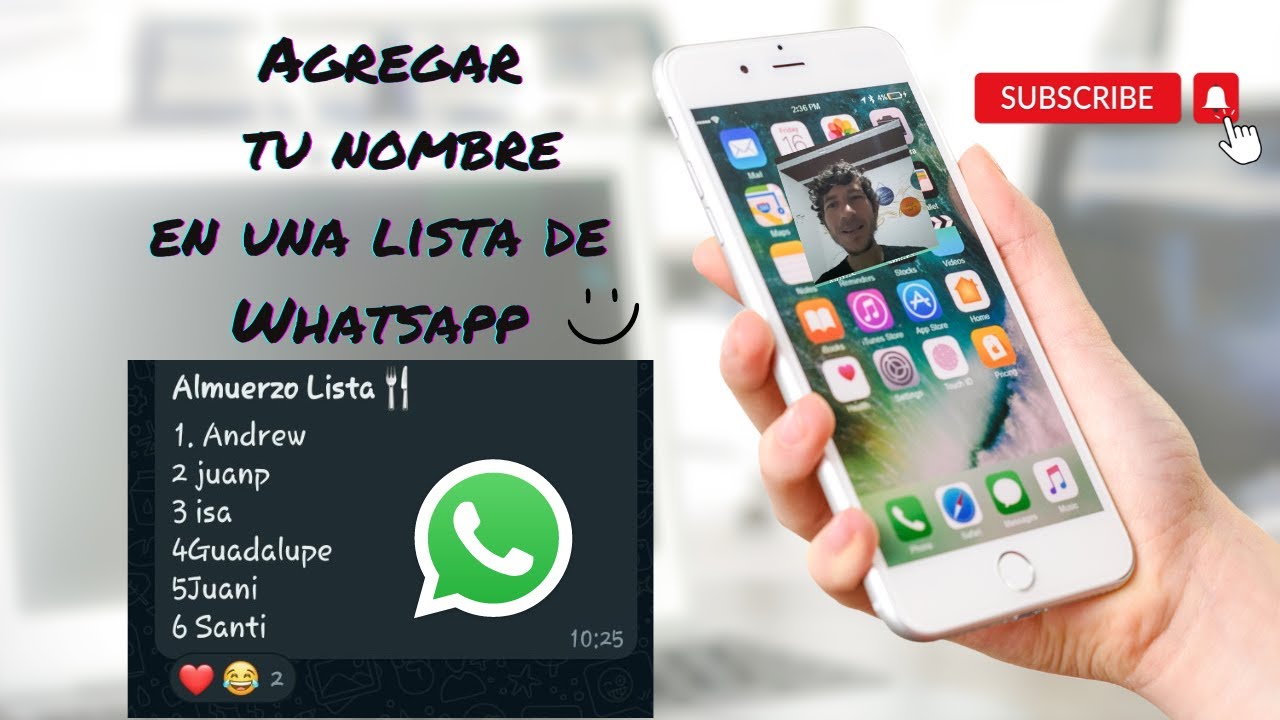 C&oacute;mo agregar tu nombre a una lista de WhatsApp: Confirma tu asistencia con estilo